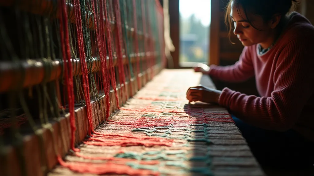 Traditional Andean loom