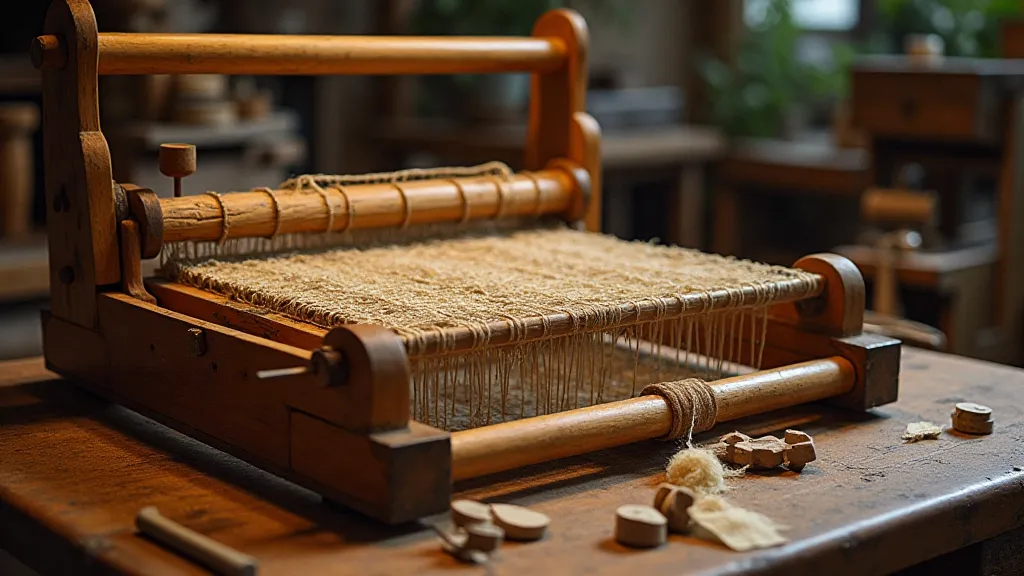 Antique wooden handloom