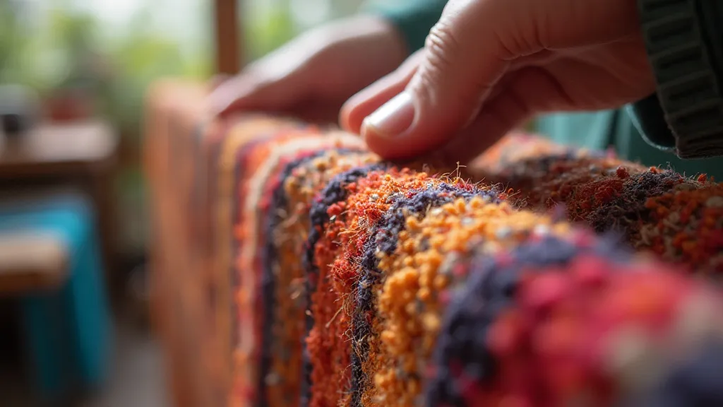 Detail of finished weaving