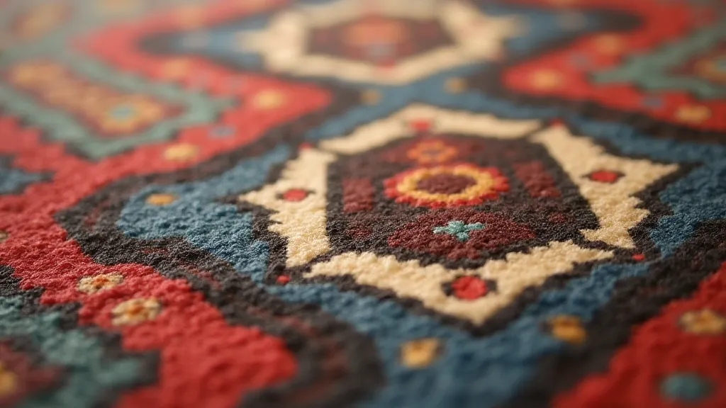 Restored antique Kurdish Kilim rug.