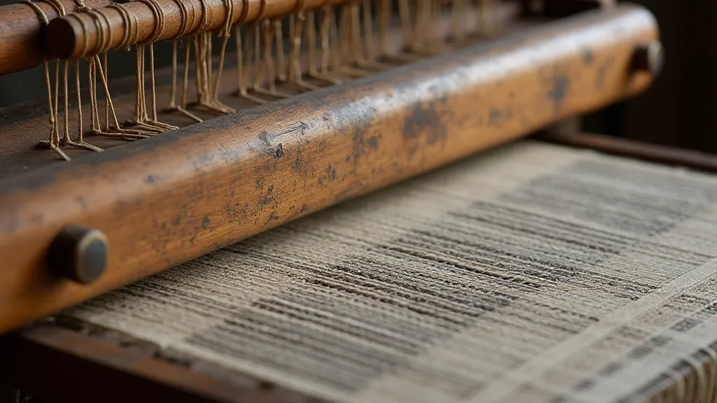 Traditional wooden loom