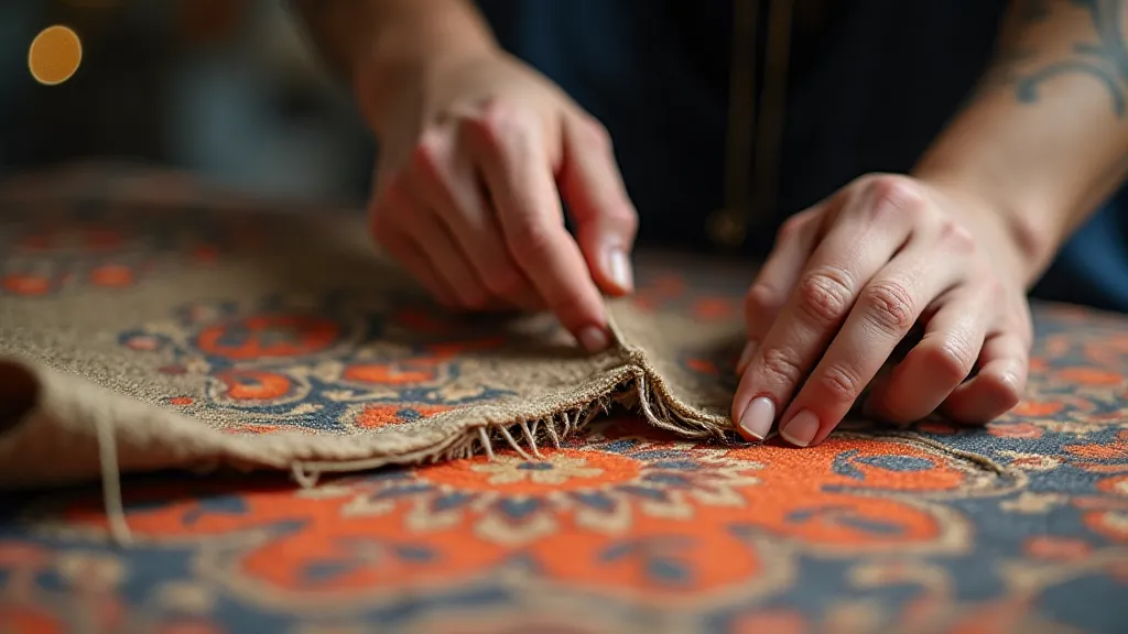 Restoring an antique rug